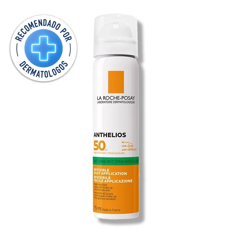 PROTECTOR SOLAR FACIAL ANTHELIOS XL ANTIBRILLOS BRUMA PIEL GRASA TS FPS50+ 75ML