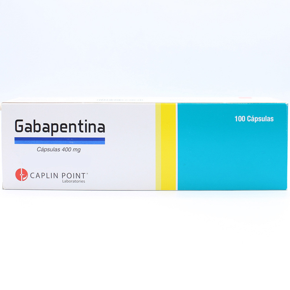 GABAPENTINA CAPLIN 400 MG X 100 CAPSULAS