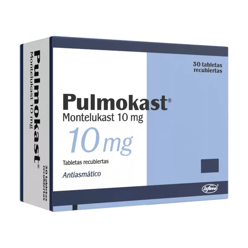 PULMOKAST 10 MG X 30 TABLETAS MASTICABLES