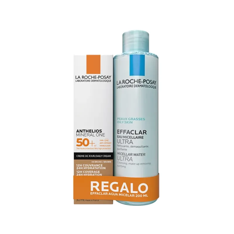 ANTHELIOS MINERAL ONE SERUM 50+T4 X 30ML + AGUA MICELAR 200ML PACK